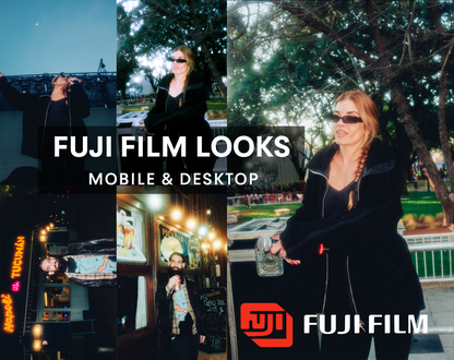 FUJIFILM Lightroom Preset VINTAGE PACK Mobile Desktop